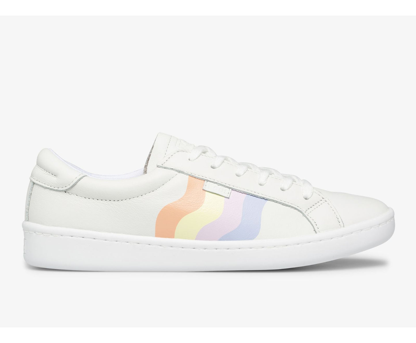 Ace Leather Wavy Print White Multi