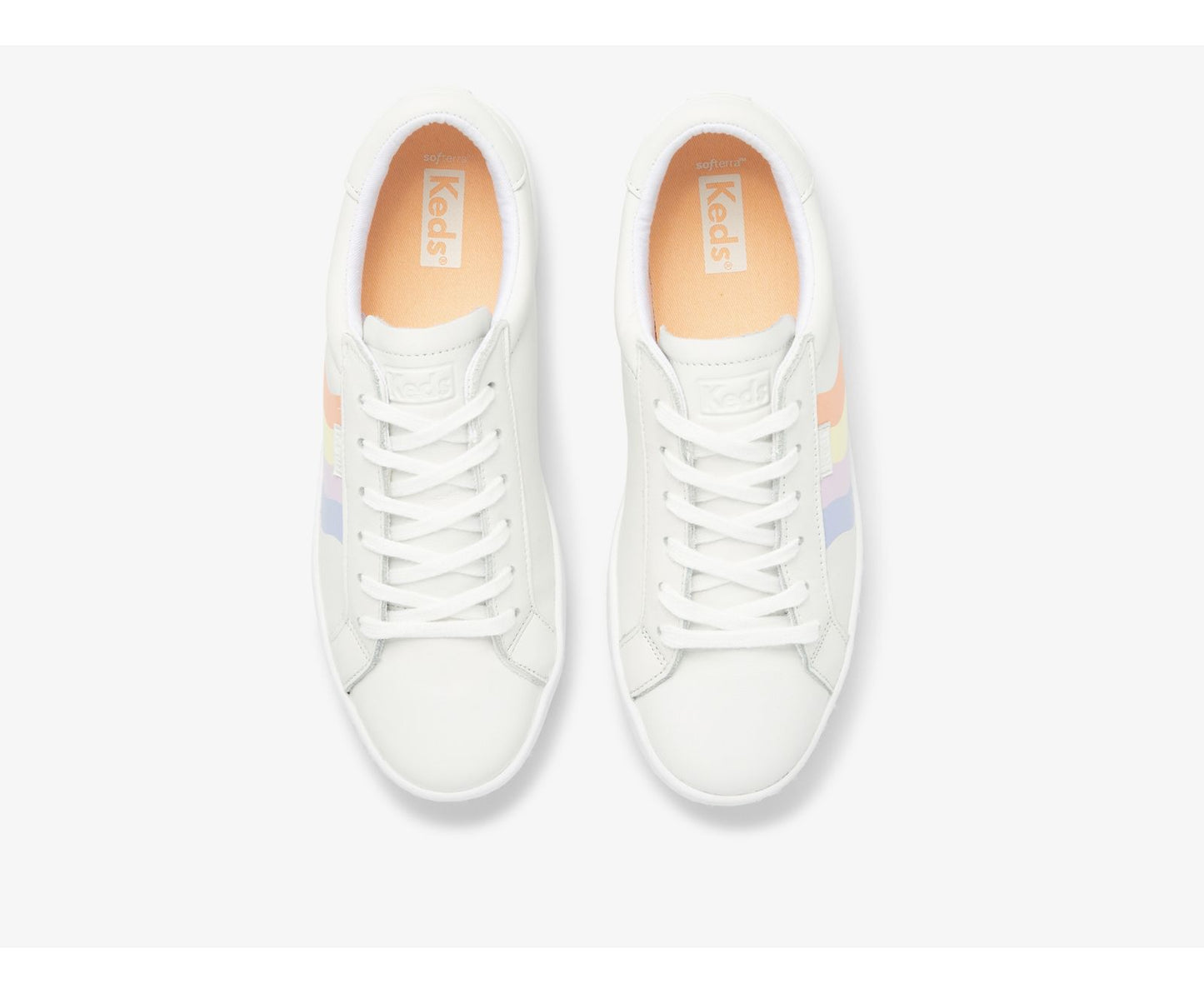 Ace Leather Wavy Print White Multi
