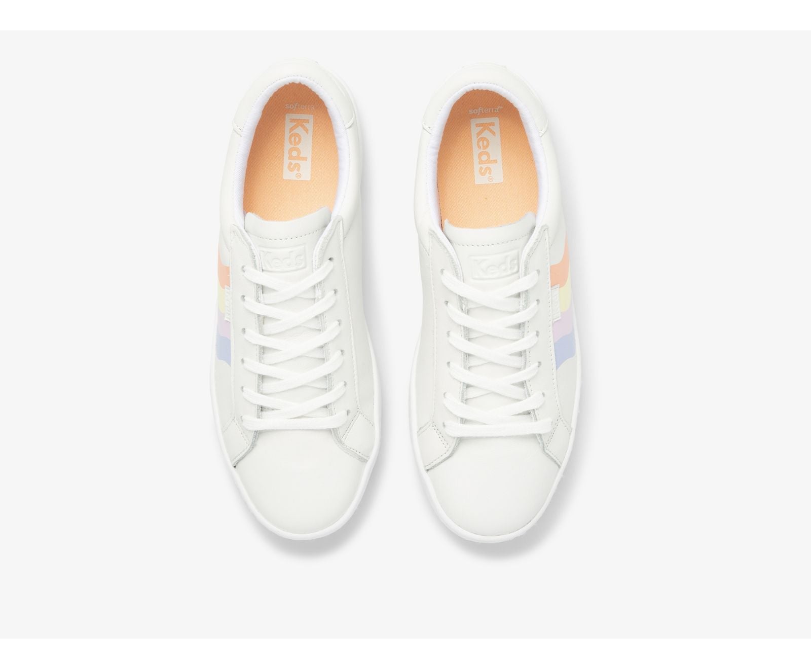 Ace Leather Wavy Print White Multi
