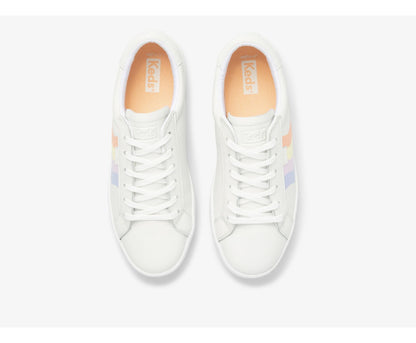 Ace Leather Wavy Print White Multi