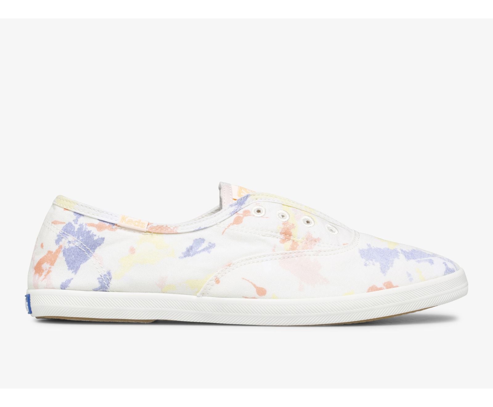 Chillax Splatter Twill White Peach