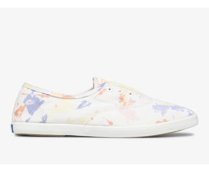Chillax Splatter Twill White Peach