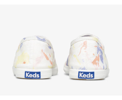 Chillax Splatter Twill White Peach