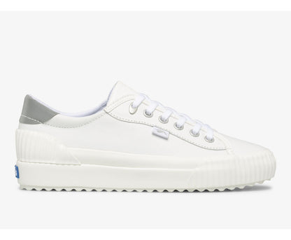 Demi TRX Leather White Silver