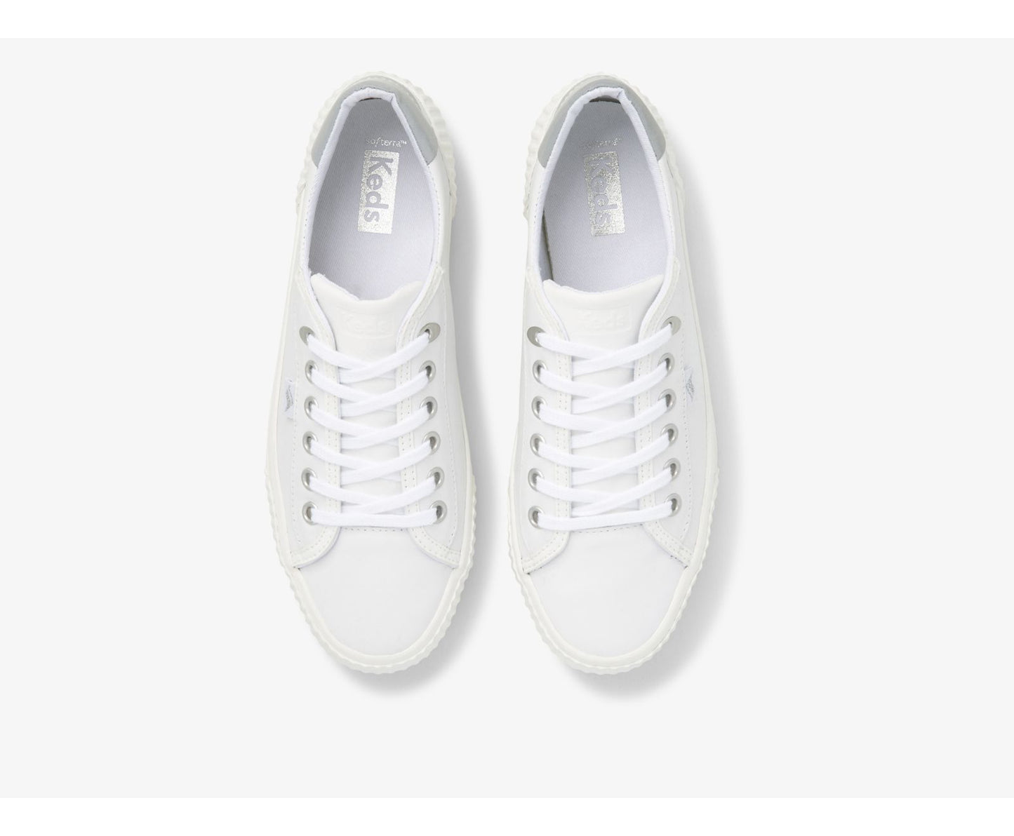 Demi TRX Leather White Silver