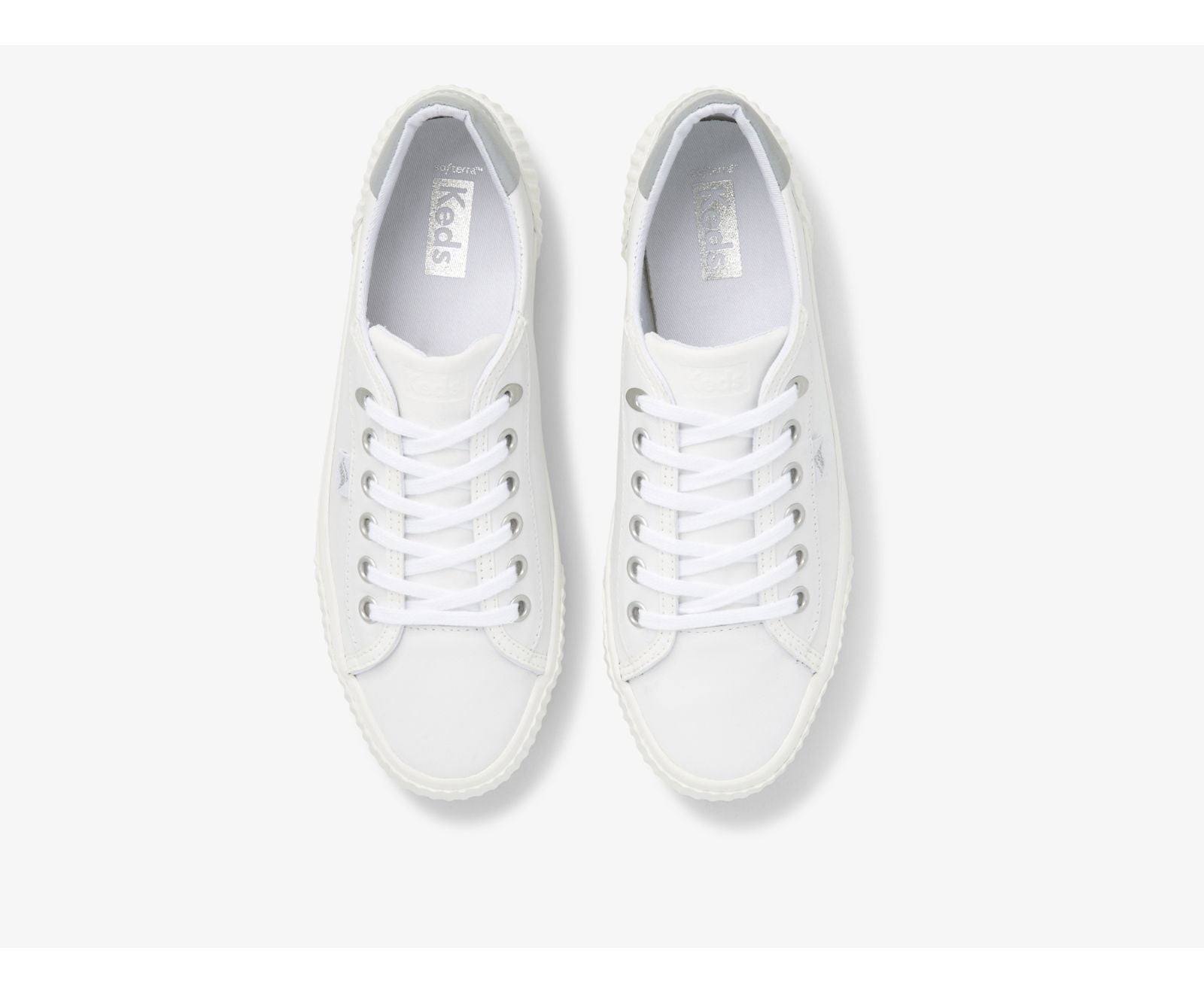 Demi TRX Leather White Silver