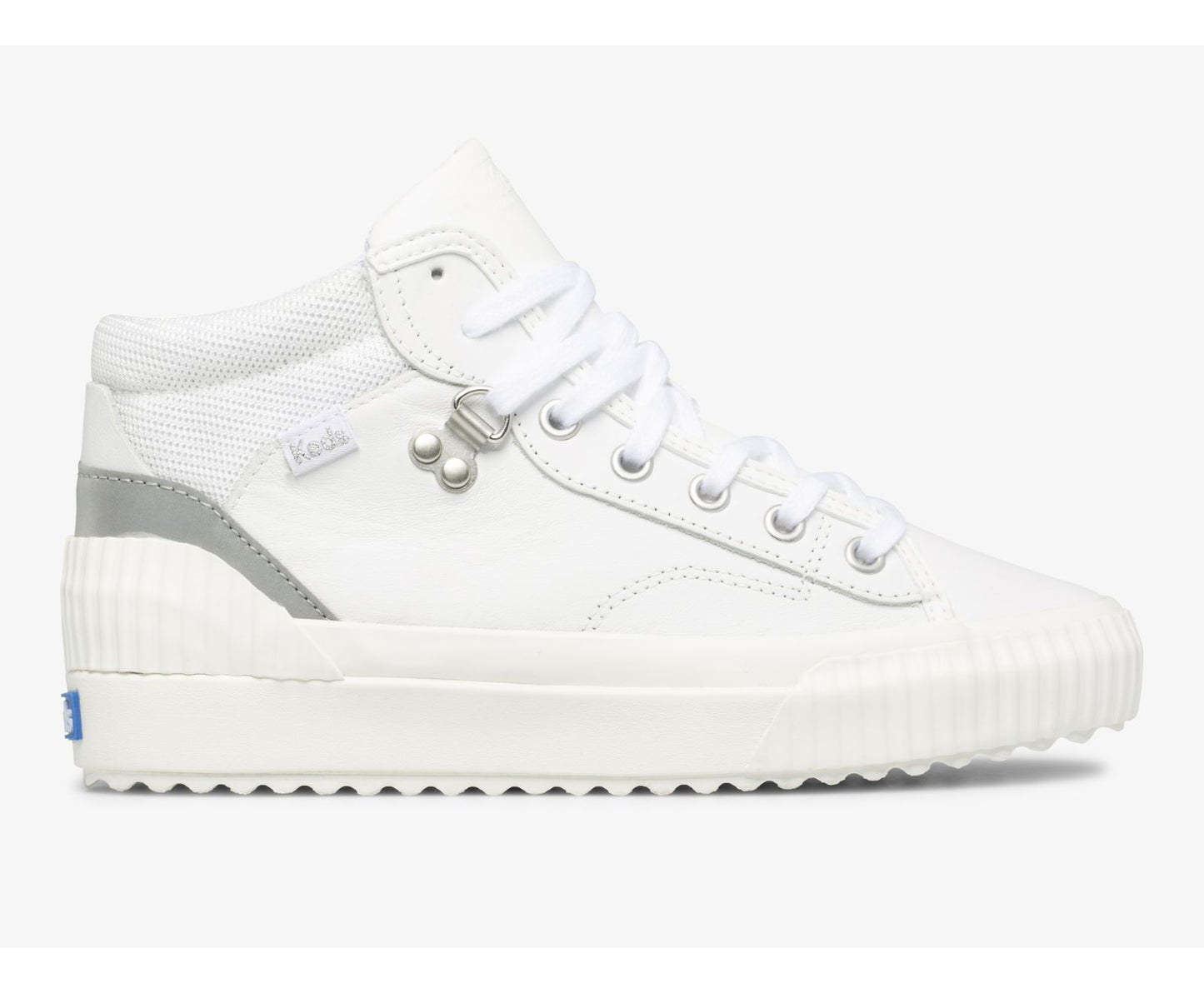 Demi TRX Mid Leather White Silver