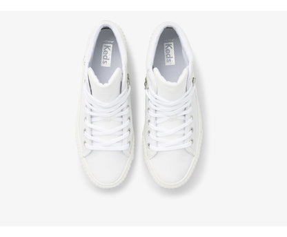 Demi TRX Mid Leather White Silver