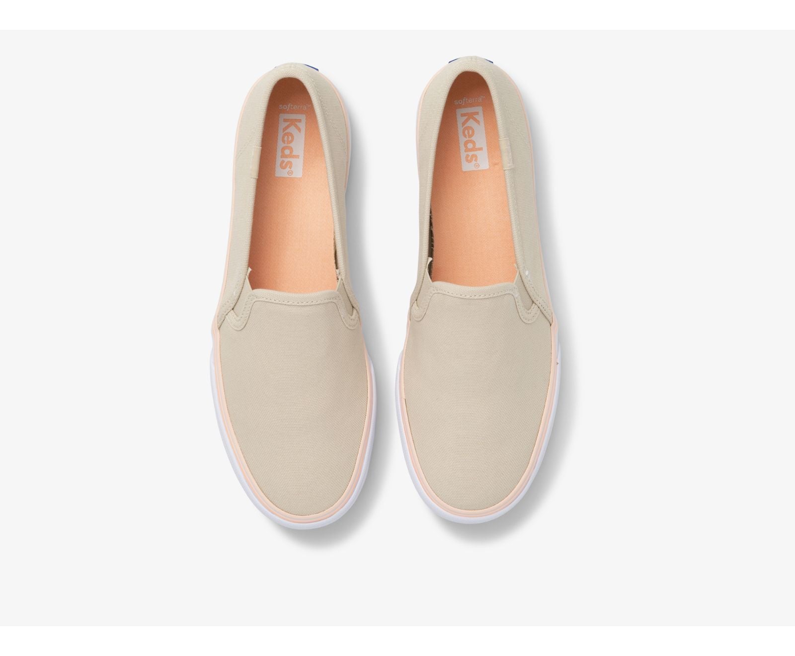 Double Decker Canvas Washable Beige