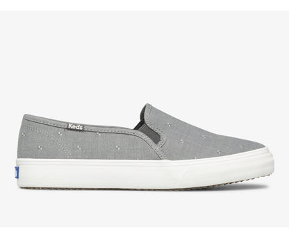 Double Decker Dobby Jacquard Dark Grey