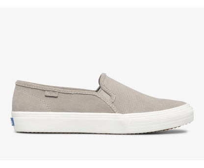 Double Decker Perf Suede Grey