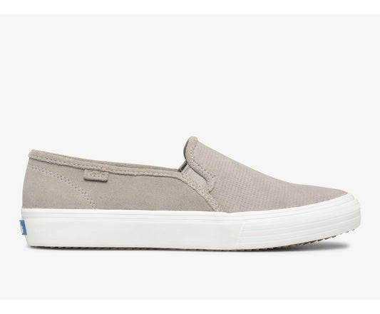 Double Decker Perf Suede Grey