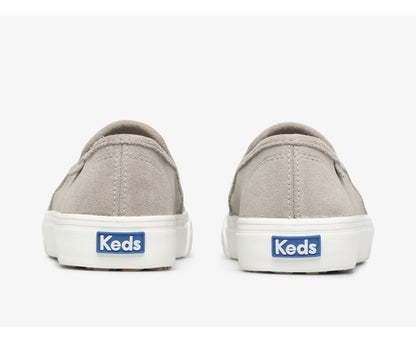 Double Decker Perf Suede Grey