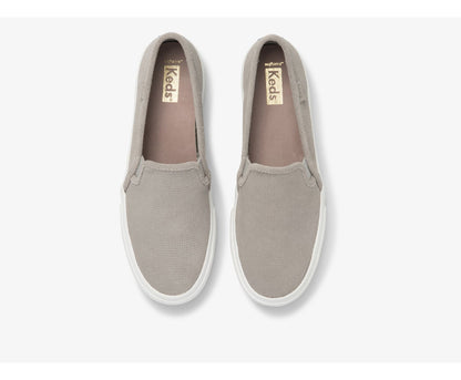 Double Decker Perf Suede Grey