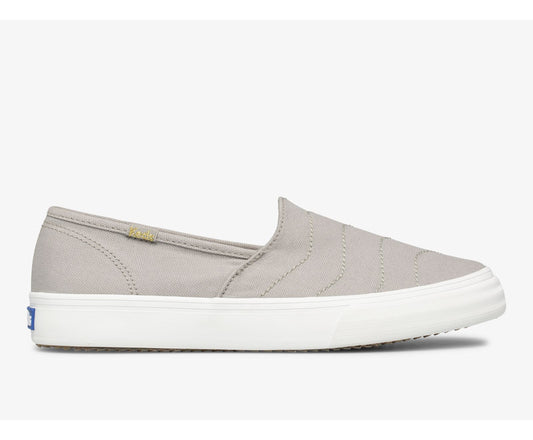 Double Decker Wave Canvas Grey