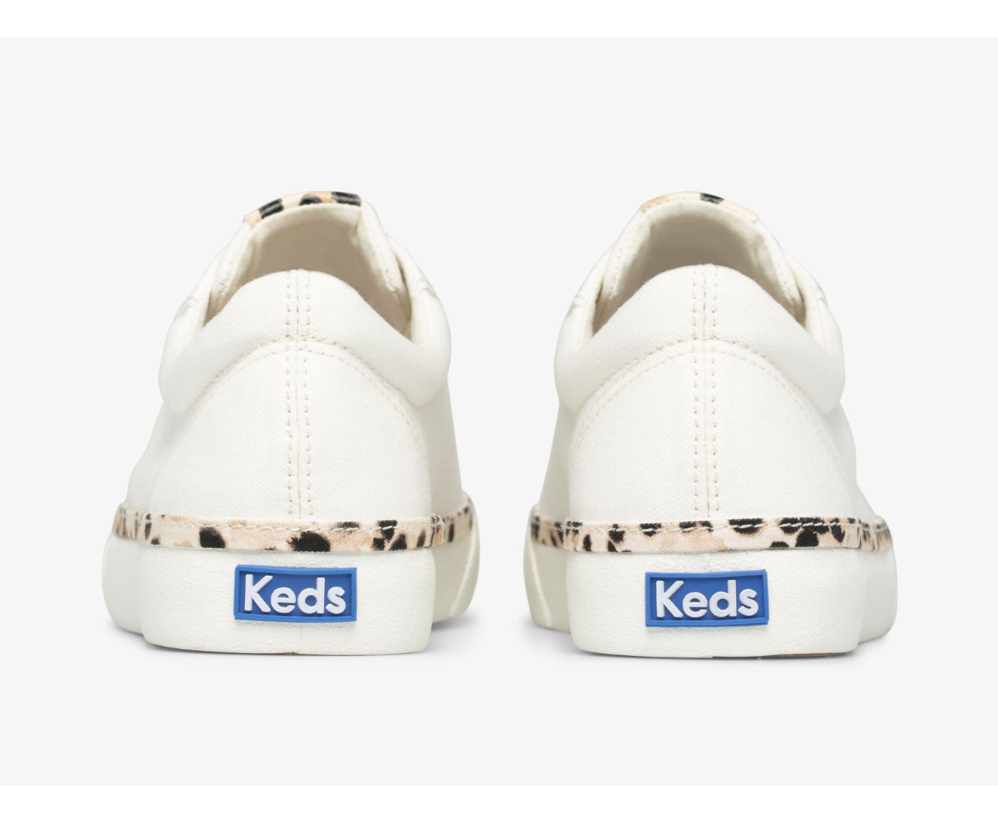 Jump Kick Leopard Pop Canvas Cream