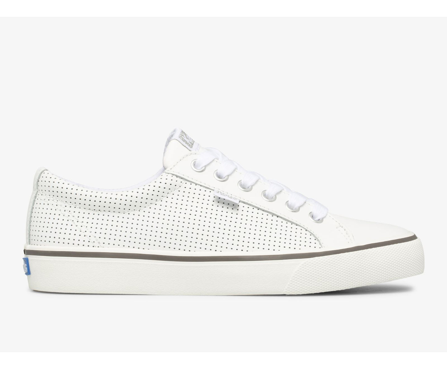 Jump Kick Perf Leather White