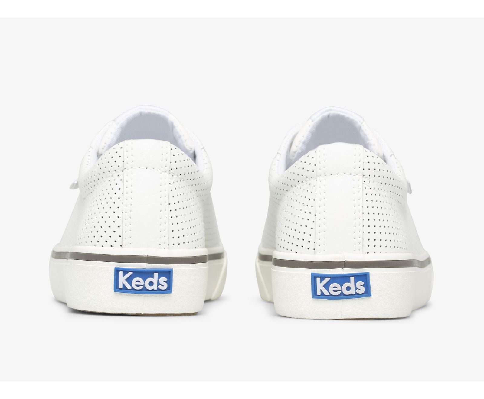 Jump Kick Perf Leather White