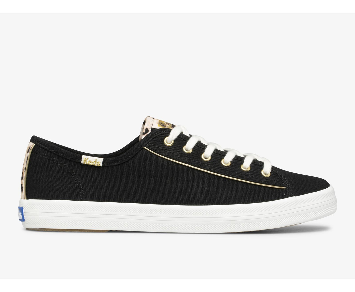 Kickstart Leopard Pop Canvas Black