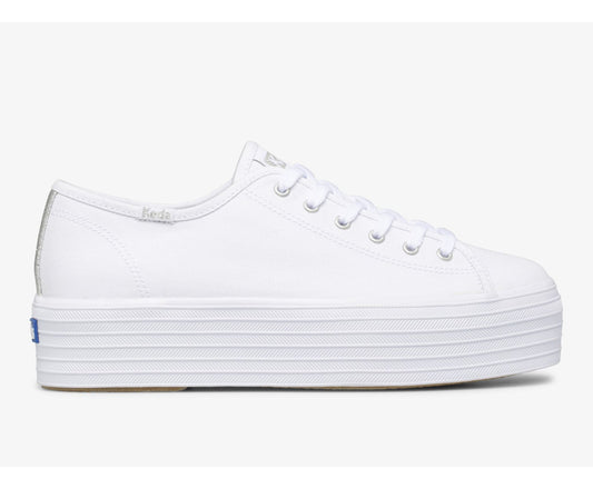 Triple Up Canvas White