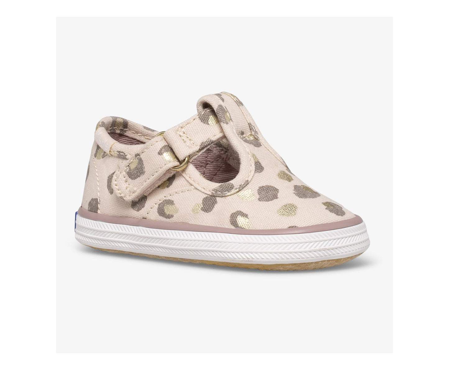 Little Kid's Champion Lace Toe Cap Tstrap Leopard