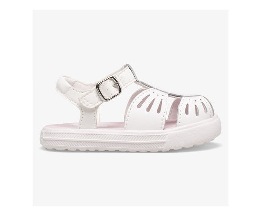 Big Kid's Daphne Butterfly Leather White