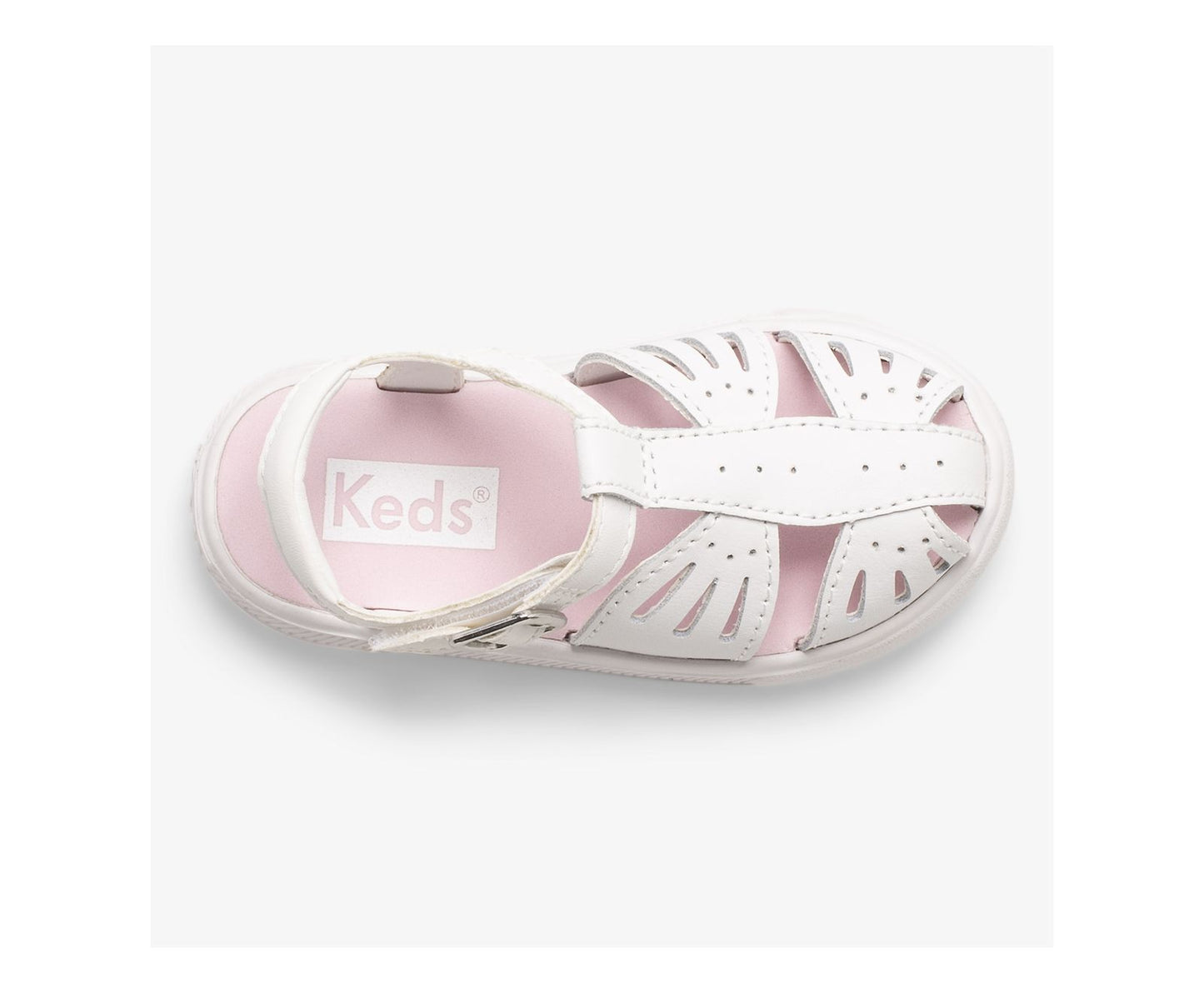 Big Kid's Daphne Butterfly Leather White