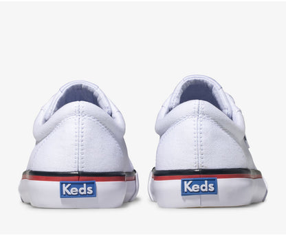 Big Kid's Jump Kick Canvas White