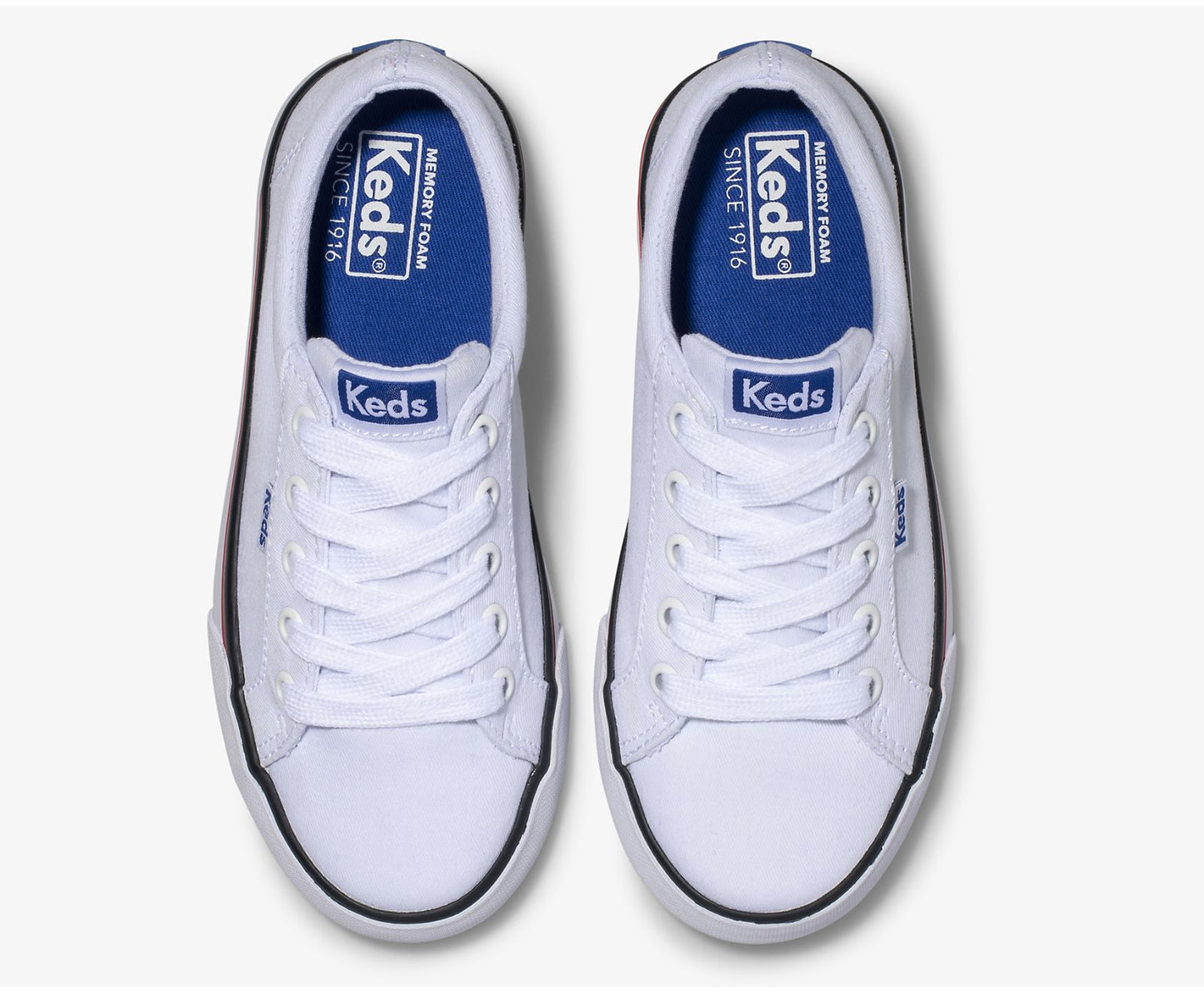 Big Kid's Jump Kick Canvas White