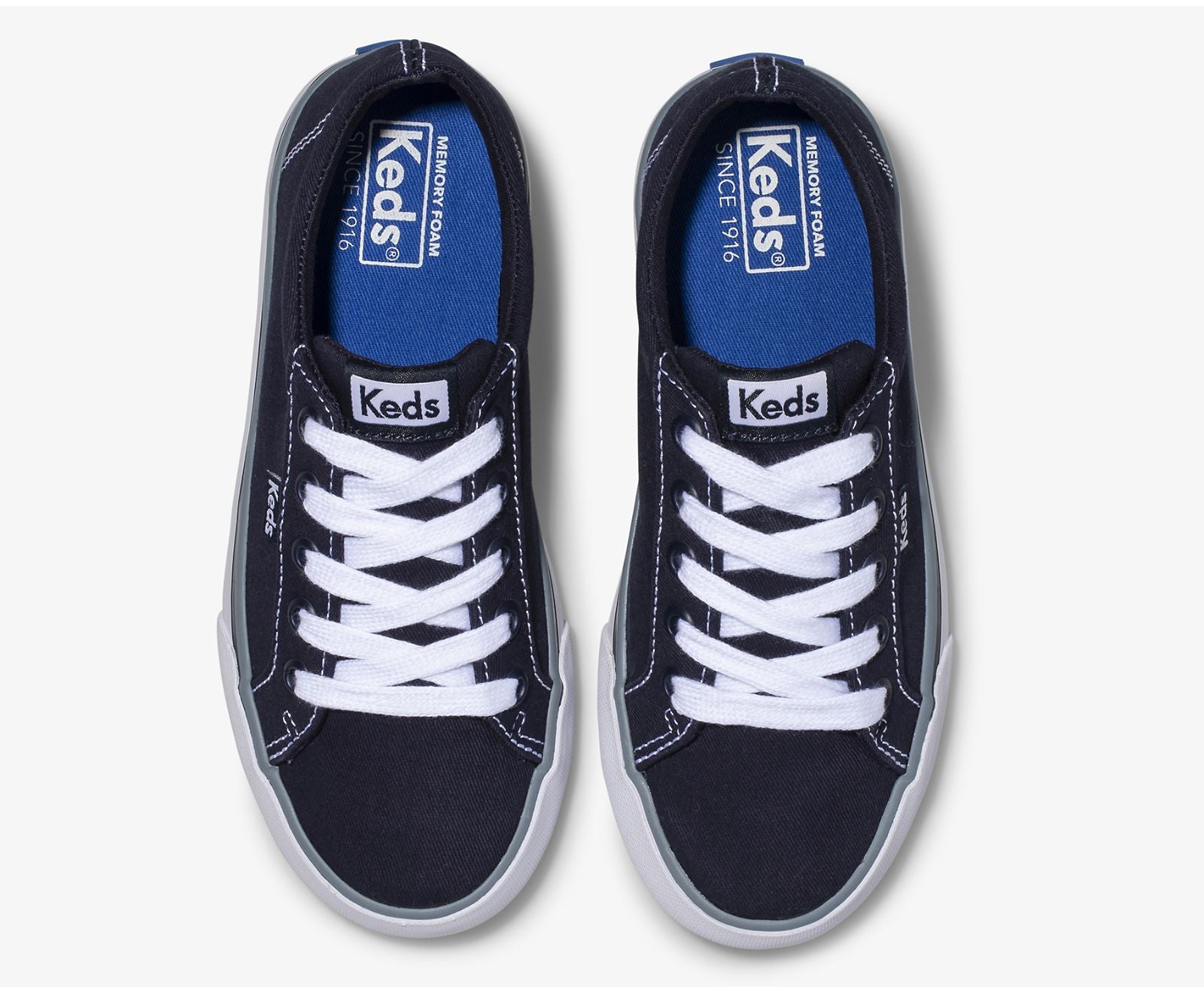 Big Kid's Jump Kick Canvas Navy